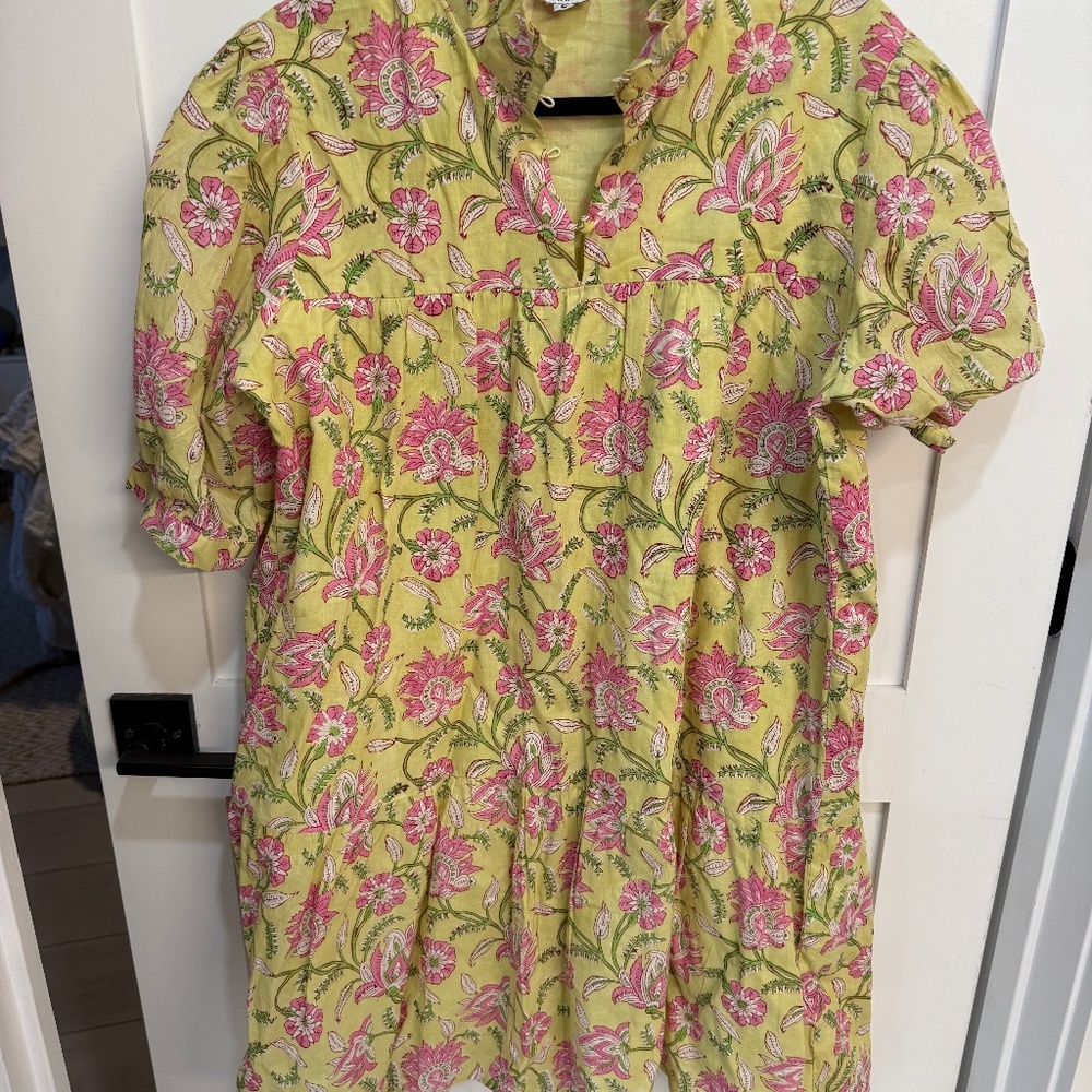 Saule Park Yellow Floral Dress